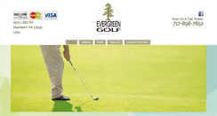 Desktop Screenshot of evergreengolfinc.com
