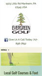 Mobile Screenshot of evergreengolfinc.com